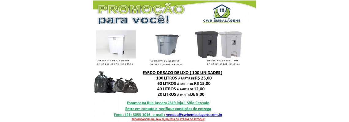 promoção da semana